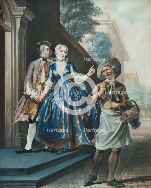 Pefroen and the Sheep's Head, c1720-1750. Creator: Cornelis Troost.