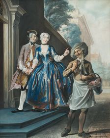 Pefroen and the Sheep's Head, c1720-1750. Creator: Cornelis Troost