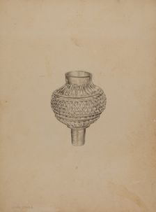 Peg Lamp, c. 1938. Creator: John Dana