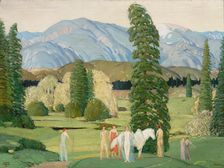 Pegasus Unmounted, about 1922. Creator: Victor Higgins