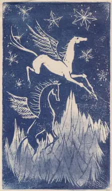 Pegasus, c1950. Creator: Shirley Markham