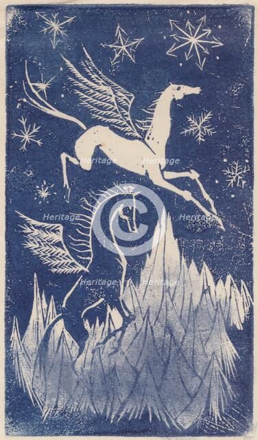 Pegasus, c1950. Creator: Shirley Markham.