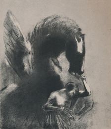 Pegasus Captive 1889, (1946). Artist: Odilon Redon