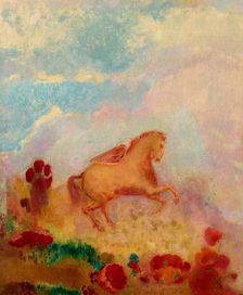 Pegasus. Creator: Redon, Odilon (1840-1916)