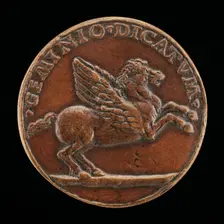 Pegasus [reverse], c. 1485. Creator: Niccolo Fiorentino