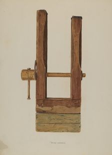 Pegging Jack, c. 1938. Creator: Henry Waldeck