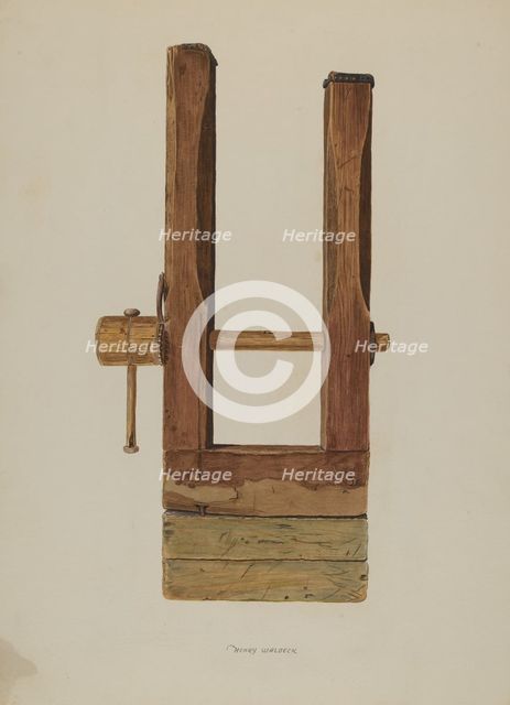 Pegging Jack, c. 1938. Creator: Henry Waldeck.