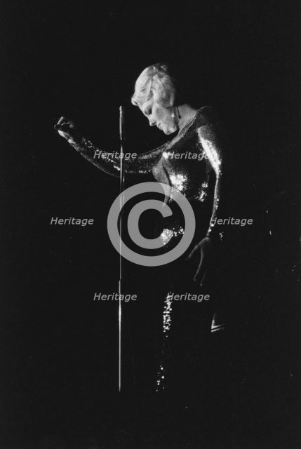 Peggy Lee, Pigalle Club, Piccadilly, St James's, London, 1961. Creator: Brian Foskett.