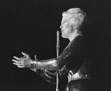 Peggy Lee, Pigalle Club, Piccadilly, St James's, London, 1961. Creator: Brian Foskett