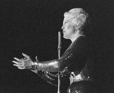 Peggy Lee, Pigalle Club, Piccadilly, St James's, London, 1961. Creator: Brian Foskett