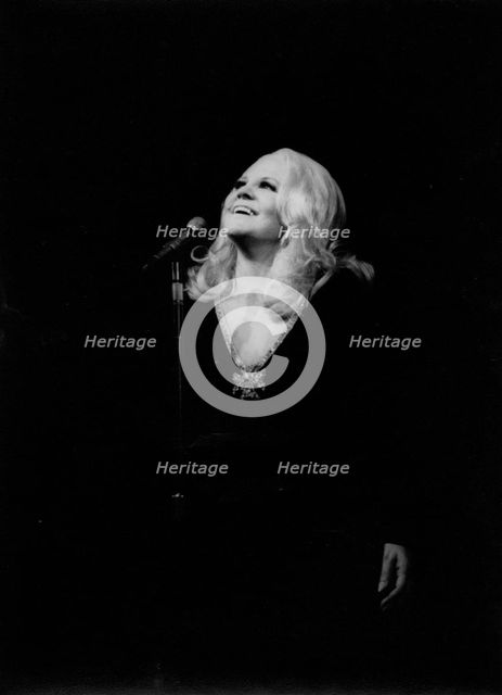 Peggy Lee, Royal Albert Hall, London, 1970. Creator: Brian Foskett.