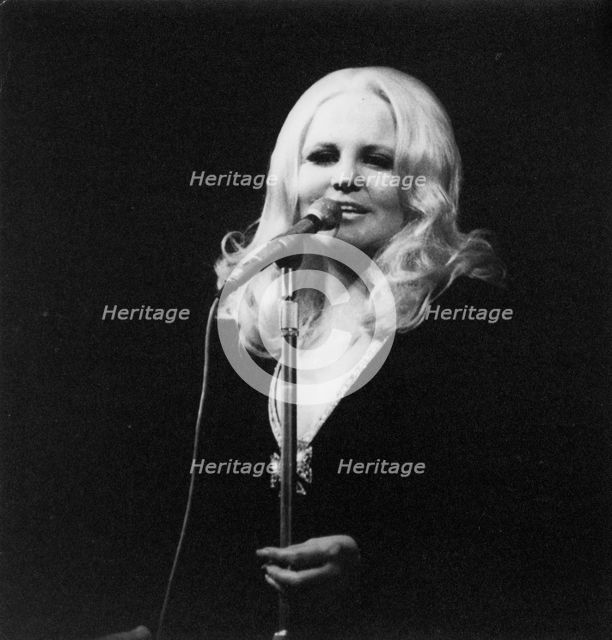 Peggy Lee, Royal Albert Hall, London, 1970. Creator: Brian Foskett.
