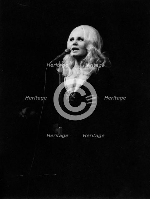 Peggy Lee, Royal Albert Hall, London, 1970. Creator: Brian Foskett.