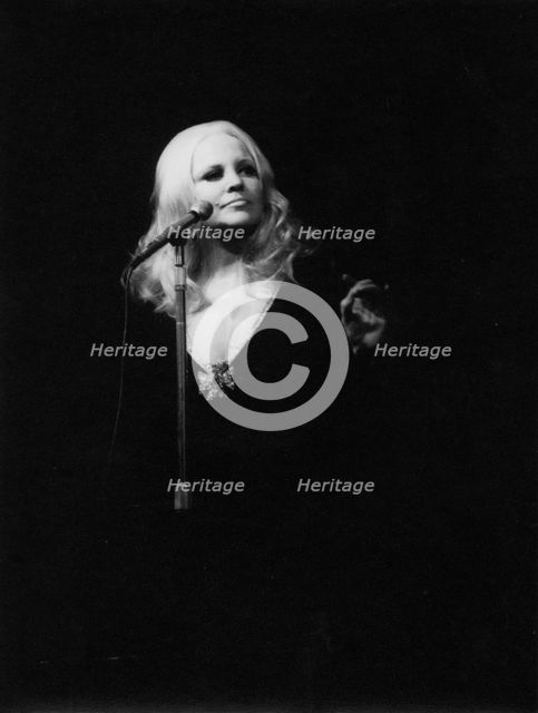 Peggy Lee, Royal Albert Hall, London, 1970. Creator: Brian Foskett.