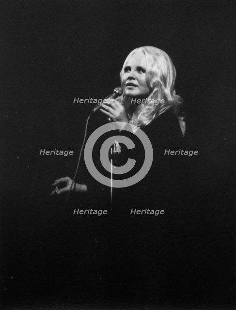 Peggy Lee, Royal Albert Hall, London, 1970. Creator: Brian Foskett.