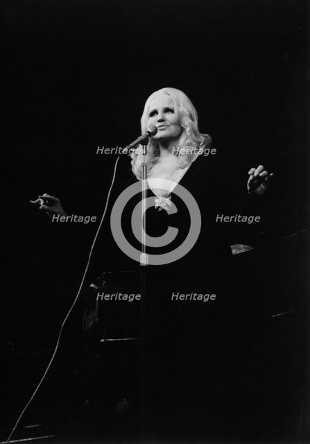Peggy Lee, Royal Albert Hall, London, 1970. Creator: Brian Foskett.