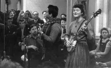 Peggy Seeger, Enterprise Public House, Long Acre, London, late 1950s-early 1960s. Artist: Eddis Thomas