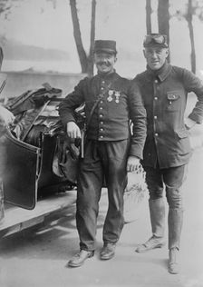 Pegoud & Monternier, between c1914 and c1915. Creator: Bain News Service