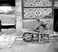 Peking, Pechili province, China: a knife-grinder, 1869. Creator: John Thomson