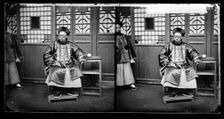Peking, Pechili province, China: a Manchu official seated, 1869. Creator: John Thomson