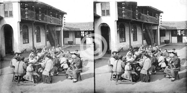 Peking, Pechili province, China: a mission school, 1869. Creator: John Thomson.