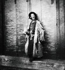 Peking, Pechili province, China: a nightwatchman, 1869, (1981). Creator: Unknown