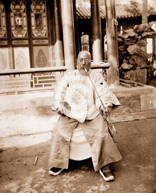 Peking, Pechili province, China: Dong Xun (1810-1892), Minister of Foreign Affairs, late Qing, 1869. Creator: John Thomson.