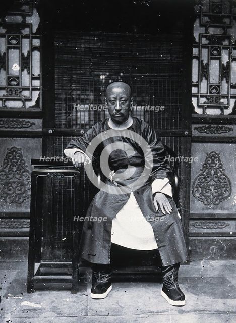 Peking, Pechili province, China: Yi Xin (Prince Gong), 1981 (from a negative of 1869). Creator: John Thomson.