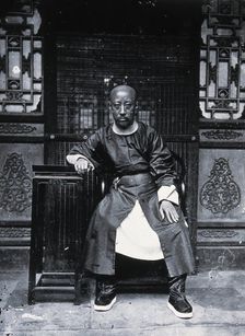 Peking, Pechili province, China: Yi Xin (Prince Gong), 1981 (from a negative of 1869). Creator: John Thomson