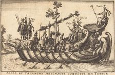 Peleo et Talamone Argonauti condotti da Tetide. Creator: Balthasar Moncornet