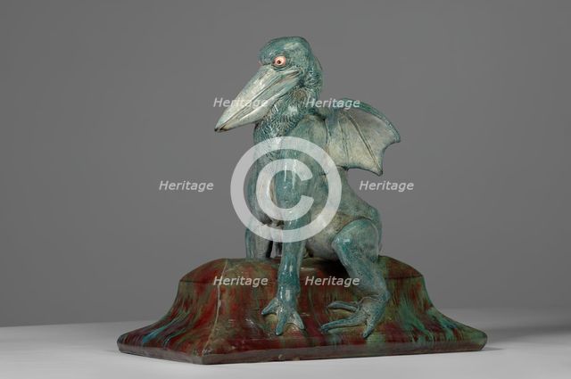 Pelican, France, c. 1896. Creators: Emmanuel Fremiet, Émile Muller.