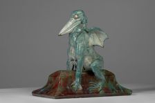 Pelican, France, c. 1896. Creators: Emmanuel Fremiet, Émile Muller
