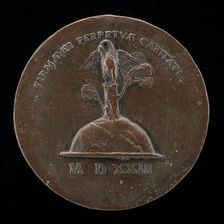 Pelican in Her Piety [reverse], 1523. Creator: Maffeo Olivieri