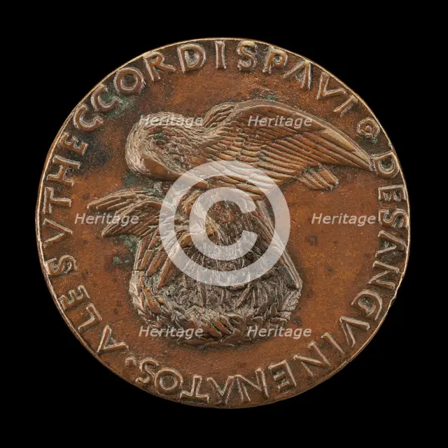 Pelican in Her Piety [reverse]. Creator: Andrea Guacialoti.