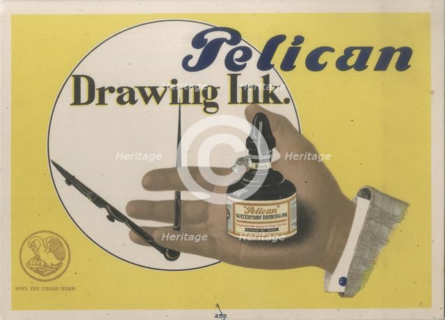 Pelican Ink. Artist: Lissitzky, El (1890-1941)