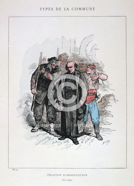 'Peloton d'Arrestation', Paris Commune, 1871. Artist: Anon