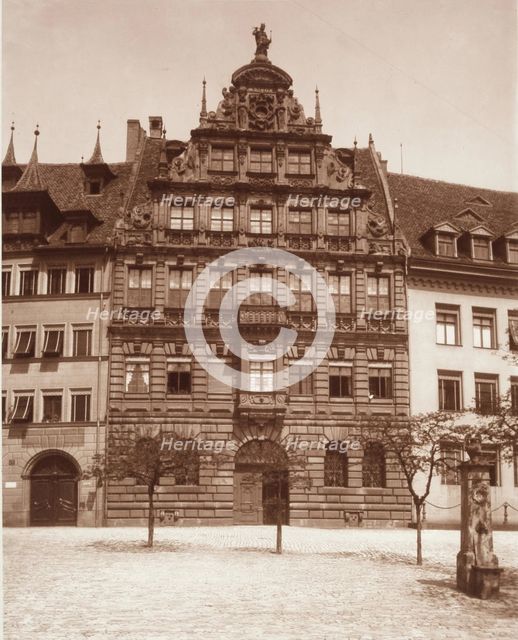 Peller House, Nuremberg, between 1880 and 1890. Creator: Adolphe Braun.