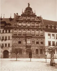 Peller House, Nuremberg, between 1880 and 1890. Creator: Adolphe Braun