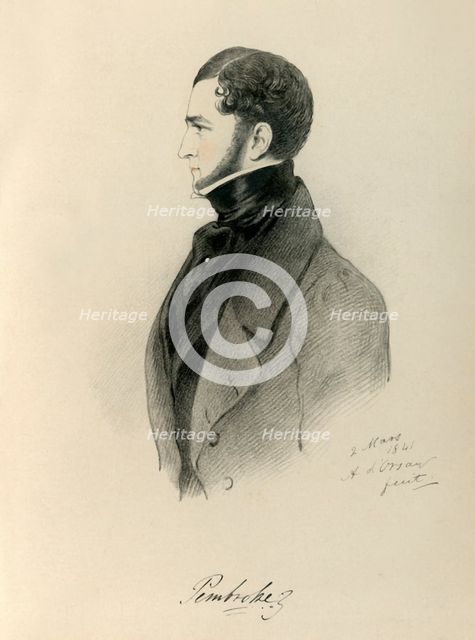 'Pembroke', 1841. Creator: Richard James Lane.