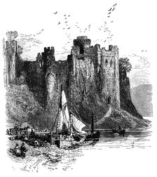 Pembroke Castle 1930s.Artist: Birket Foster