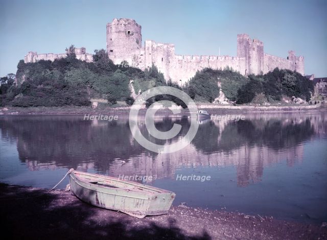 Pembroke Castle, Pembrokeshire, c1955. Creator: Arthur Charles Kirby Ware.
