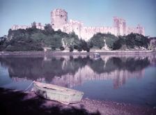 Pembroke Castle, Pembrokeshire, c1955. Creator: Arthur Charles Kirby Ware
