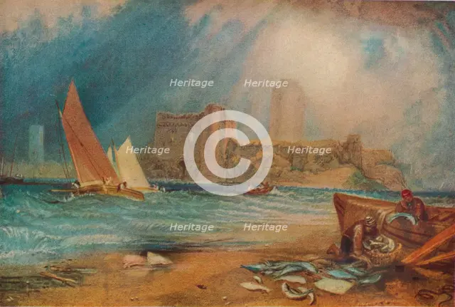 'Pembroke Castle, Wales', c1829. Artist: JMW Turner.