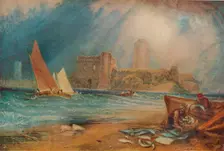 Pembroke Castle, Wales c1829. Artist: JMW Turner
