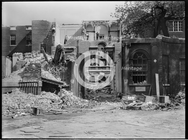 Pembroke House, Whitehall Gardens, Whitehall, City of Westminster, GLA, late 1930s. Creator: Charles William  Prickett.