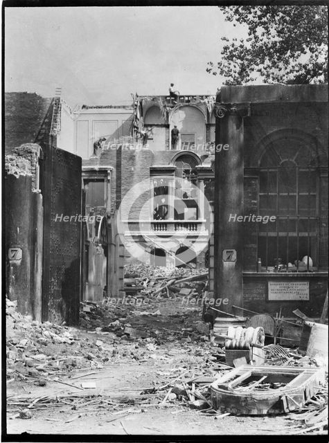 Pembroke House, Whitehall Gardens, Whitehall, City of Westminster, GLA, late 1930s. Creator: Charles William  Prickett.