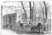 Pembroke-House, Whitehall-Gardens, the Office of the Minister-at-War, 1854. Creator: Unknown