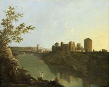 Pembroke Town and Castle 1765. Artist: Richard Wilson