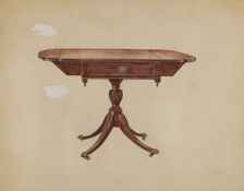 Pembroke Table, 1936. Creator: Florence Choate