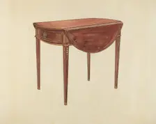 Pembroke Table, c. 1940. Creator: Florence Choate